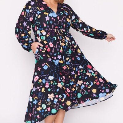 Dresses Lorraine Designs  | Marlene Meeting Minutes Long Sleeve Dress