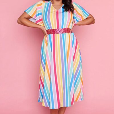 Dresses Lorraine Designs  | Karma Lpd Candy Stripe Dress