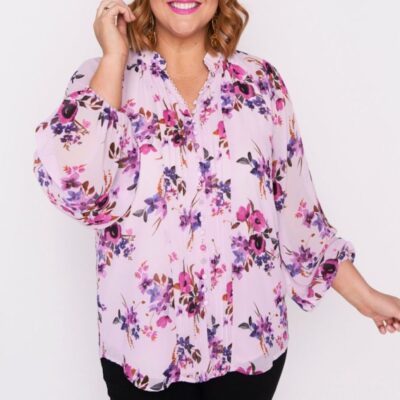 Tops Lorraine Designs  | Brody Pretty In Pink Blouse