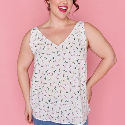 Tops Lorraine Designs  | Eliza Flower Buds Cami