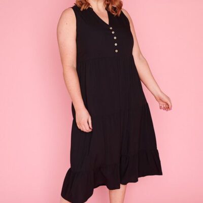 Dresses Lorraine Designs  | Mars Black Dress