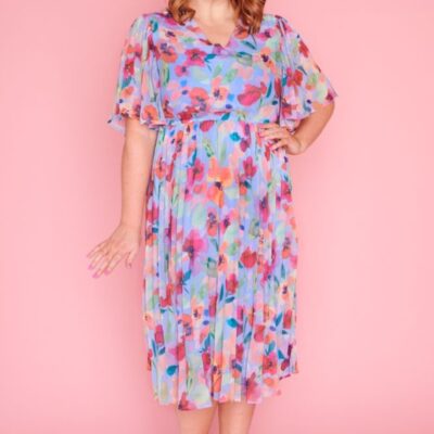 Dresses Lorraine Designs  | Dana Whimsical Water Colour Dress