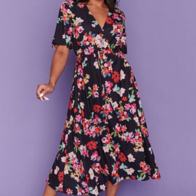 Dresses Lorraine Designs  | Marley Black Blossom Dress