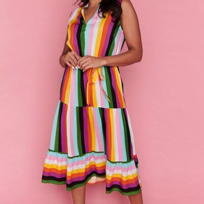 Dresses Lorraine Designs  | Perla New York Stripe Dress