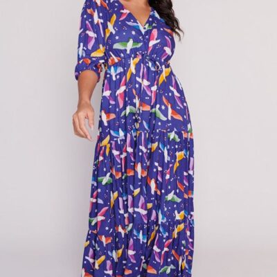 Dresses Lorraine  | Adeline Rainbow Crackle Dress