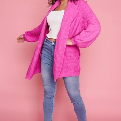 Knits & Cardigans Lorraine Designs  | Helena Pink Knit Cardi