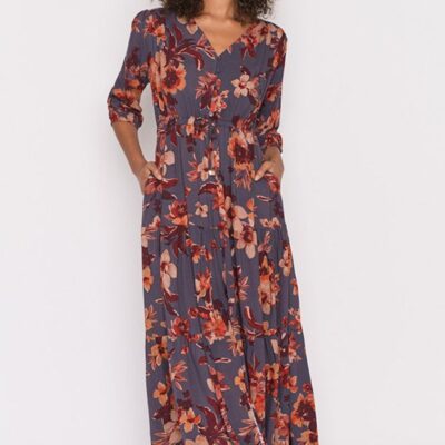 Dresses Lorraine  | Adeline Wall Flower Maxi Dress