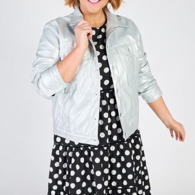 Jackets & Coats Lorraine Designs  | Brigitta Silver Jacket