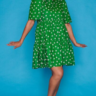 Dresses Lorraine Designs  | Isadora Green Cupid Dress