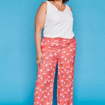 Pants & Jeans Lorraine Designs  | Elise Funky Flamingo Pants