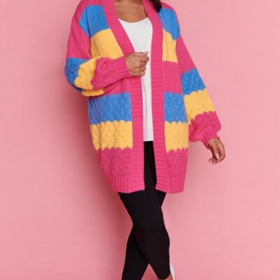 Knits & Cardigans Lorraine Designs  | Hattie Colourblock Cardi