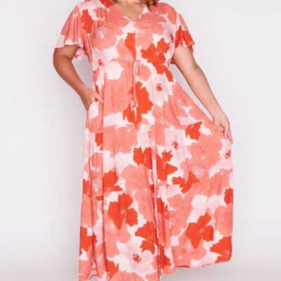 Dresses Lorraine  | Alexia Popping Orange Dress