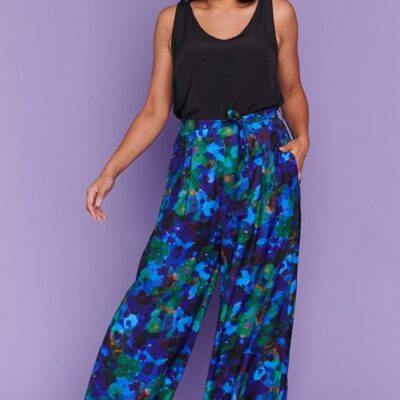 Pants & Jeans Lorraine Designs  | Loreta Midnight Garden Pants