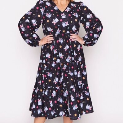 Dresses Lorraine Designs  | Charity Bilby Blossom Long Sleeve Dress