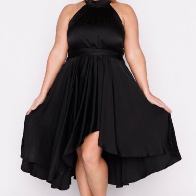 Dresses Lorraine Designs  | Oceania Black Party Dress