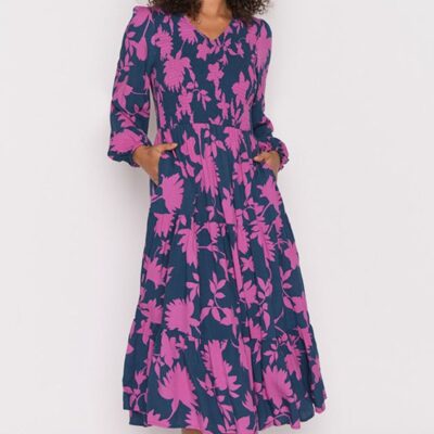 Dresses Lorraine Designs  | Maeve Contrast Ivy Dress