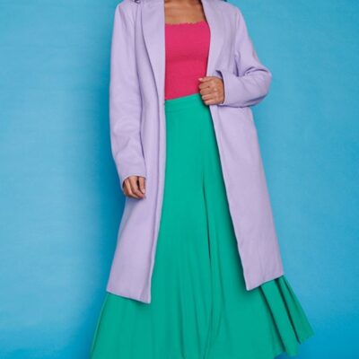 Jackets & Coats Lorraine Designs  | Reena Lavender Coat