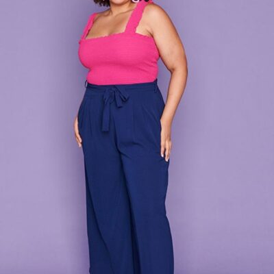 Pants & Jeans Lorraine Designs  | Loreta Navy Pants