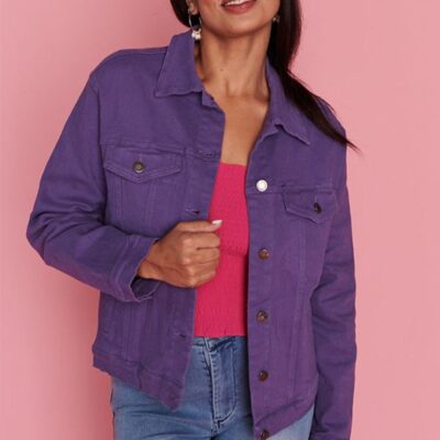 Jackets & Coats Lorraine Designs  | Azalea Purple Jacket