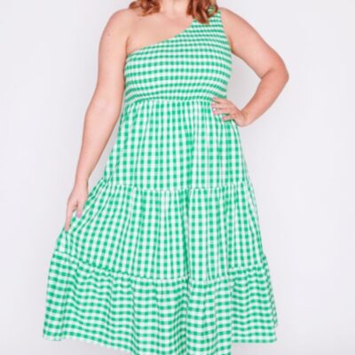 Dresses Lorraine Designs  | Spencer Green Gingham Dress