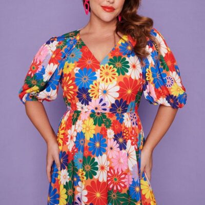 Dresses Lorraine Designs  | Let’S Get Loud Hippy Floral Dress