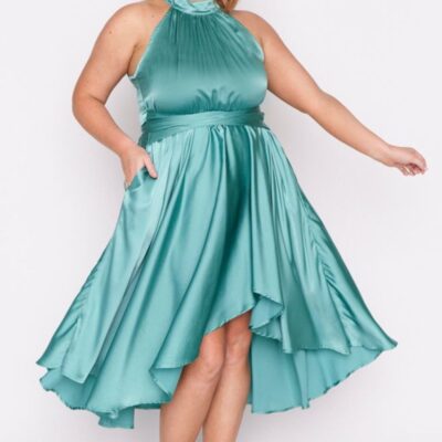 Dresses Lorraine Designs  | Oceania Wasabi Green Party Dress