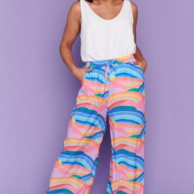 Pants & Jeans Lorraine Designs  | Elise Rainbowscape Pants