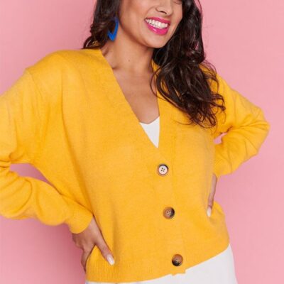 Knits & Cardigans Lorraine Designs  | Norma Yellow Cardi