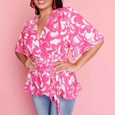 Tops Lorraine Designs  | Vivienne Crazy Hearts Top