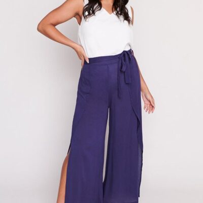 Pants & Jeans Lorraine  | Reese Navy Wrap Pant