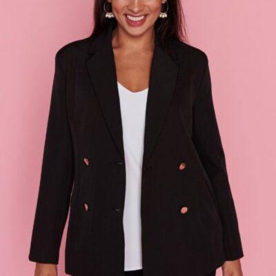 Jackets & Coats Lorraine Designs  | Claire Black Blazer