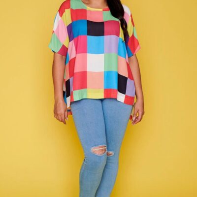 Tops Lorraine Designs  | Serena Rubik’S Cube Top