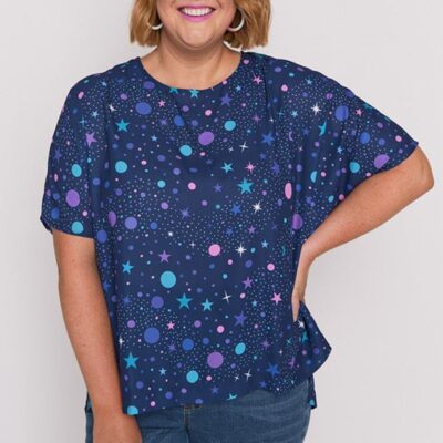 Tops Lorraine Designs  | Serena Nebula Top